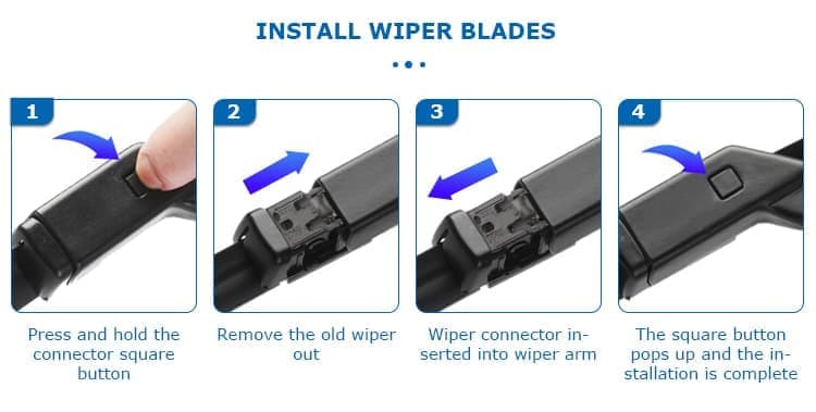 LELION Front Window Spray Wiper Blade for Mercedes Benz W222 thumbnail 4