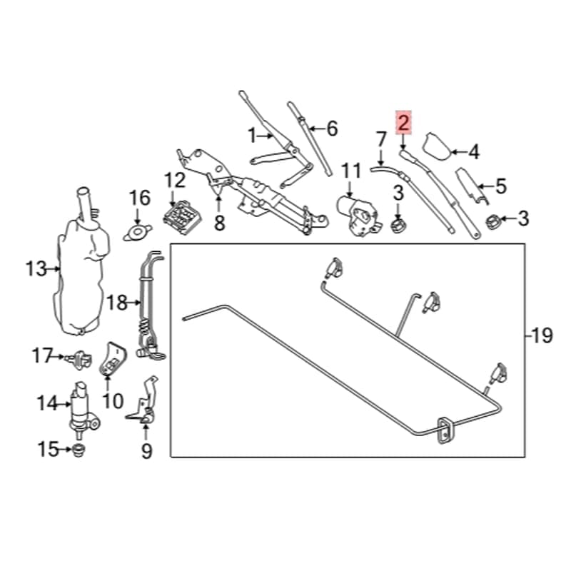 Wholesale Mercedes Benz part 251-820-01-44 Front Arm thumbnail 2