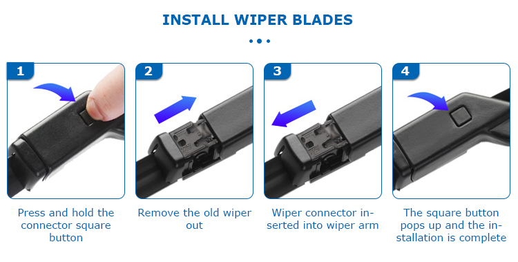 BW-203 LELION Front Window Spray Wiper Blade for Mercedes Benz W222 (S-Class) thumbnail 4